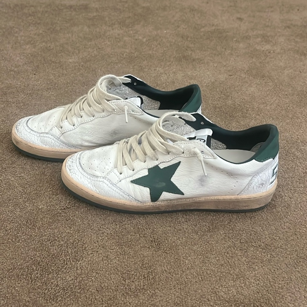 Green & White Golden Goose Ballstar